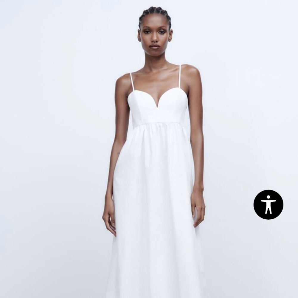 Zara Voluminous Midi Dress-